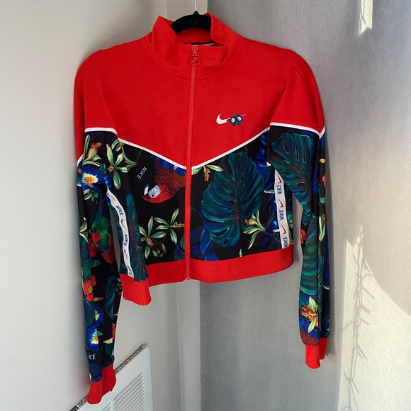 Coats | Nike Floral Jacket 